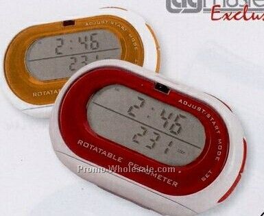 Rotatable Pedometer Clock (Standard Shipping)