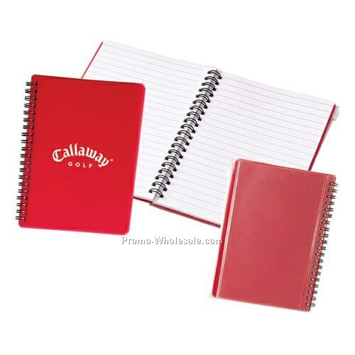 Schooled Translucent Notebook W/Zip Closure & Pocket (Standard Shipping)