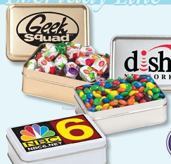 Small Rectangle Tin - Hard Candies (Direct Print)