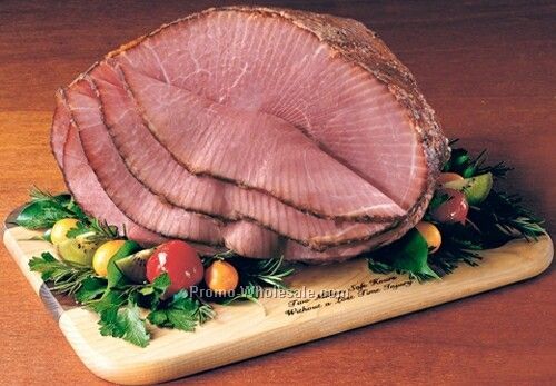 Spiral Sliced Applewood Smoked Half Ham W/ Hardwood Cutting Board