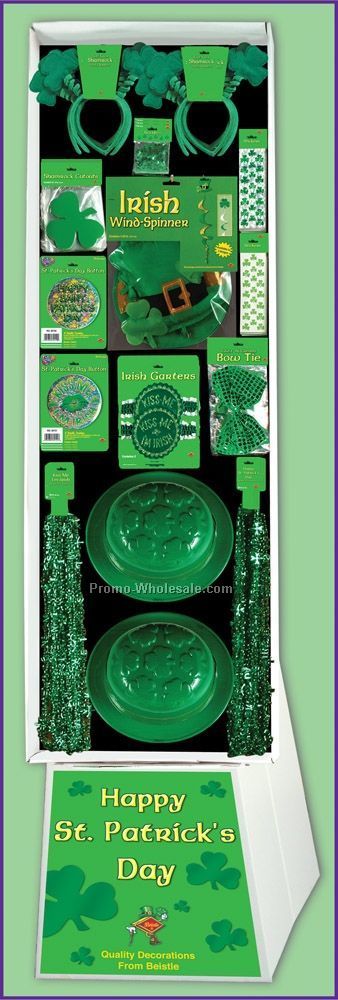 St. Patrick's Floor Display/Power Wing (178 Piece)