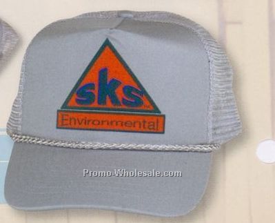 The El Capitan Cotton Twill Cap W/ Mesh Back (Embroidery)