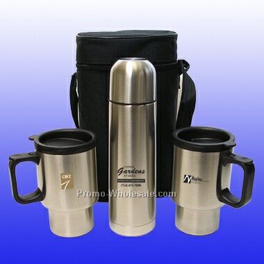 Travel Mug Set (Engraved)