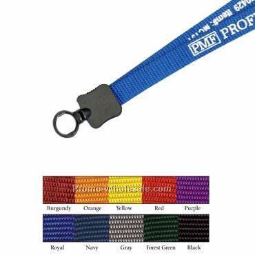 1/2" Standard - Custom Nylon Lanyard W/ O-ring