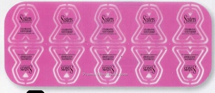 1-3/8"x1-1/2" Ribbon Promo Clip Mailer