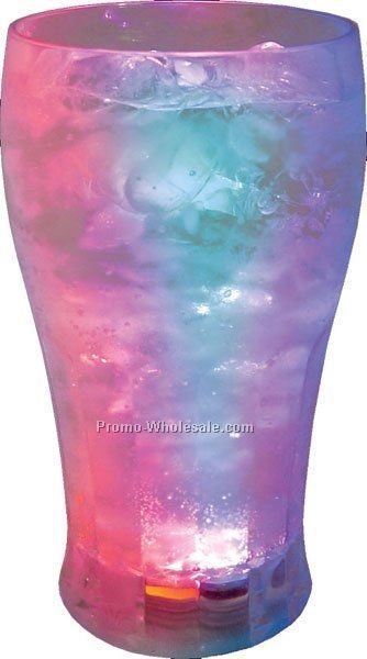 12 Oz. Multi Color Light Up Cola Glass