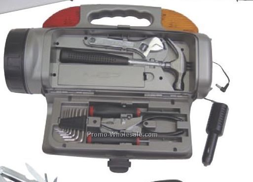 15"x7"x5" Safety Flashlight Tool Set