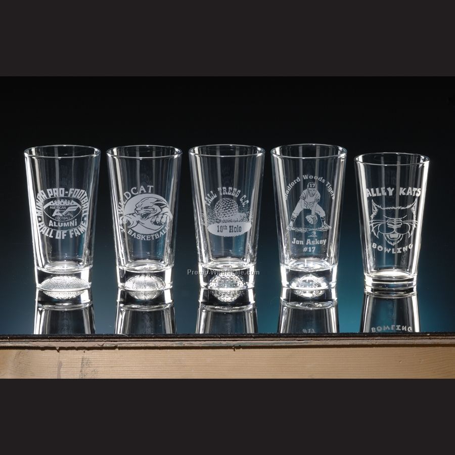 16 Oz. Basketball Pub Glass