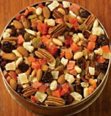 16 Oz. Cranzy Berry Trail Mix Custom Gift Tin