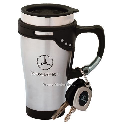 17 Oz. Stainless Steel Clip-grip Mug