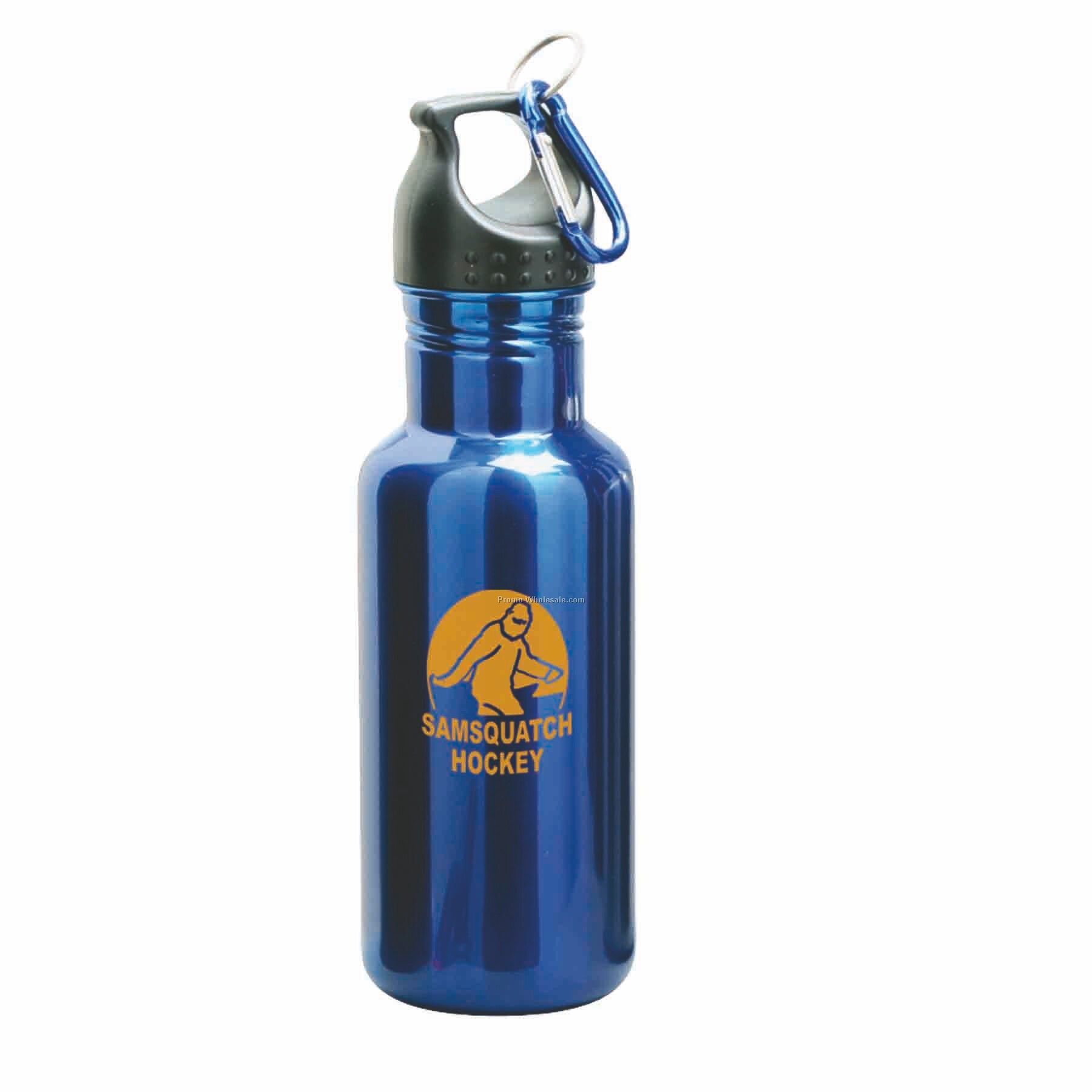 18 Oz Stainless Steel Bottle, Blue