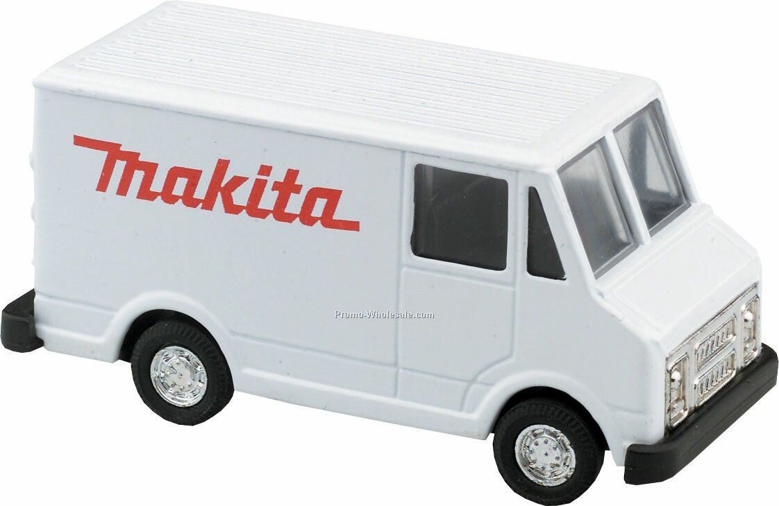 4" White Step Van Die Cast Vehicles - 3 Day