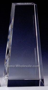 6" Clear Base Tower W/ Concave Top For Ball