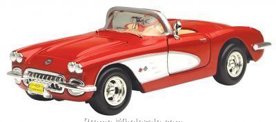 7"x2-1/2"x3" 1959 Chevrolet Corvette Die Cast Replica Car