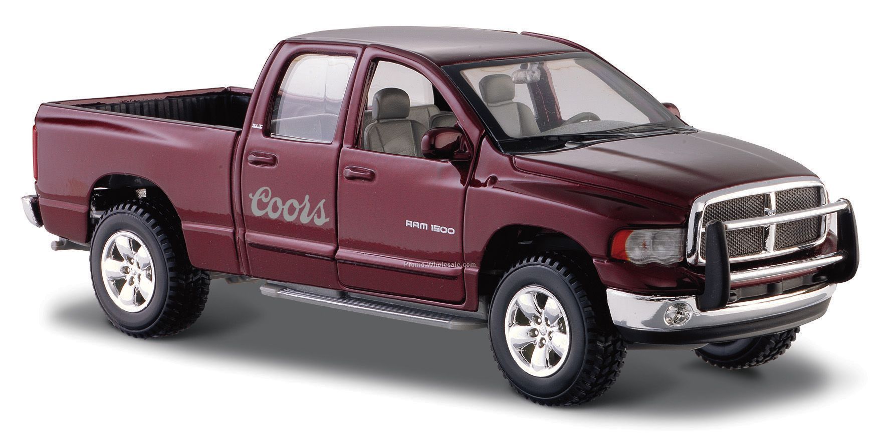 7"x2-1/2"x3" 2002 Dodge Ram Quad Cab Die Cast Replica Truck