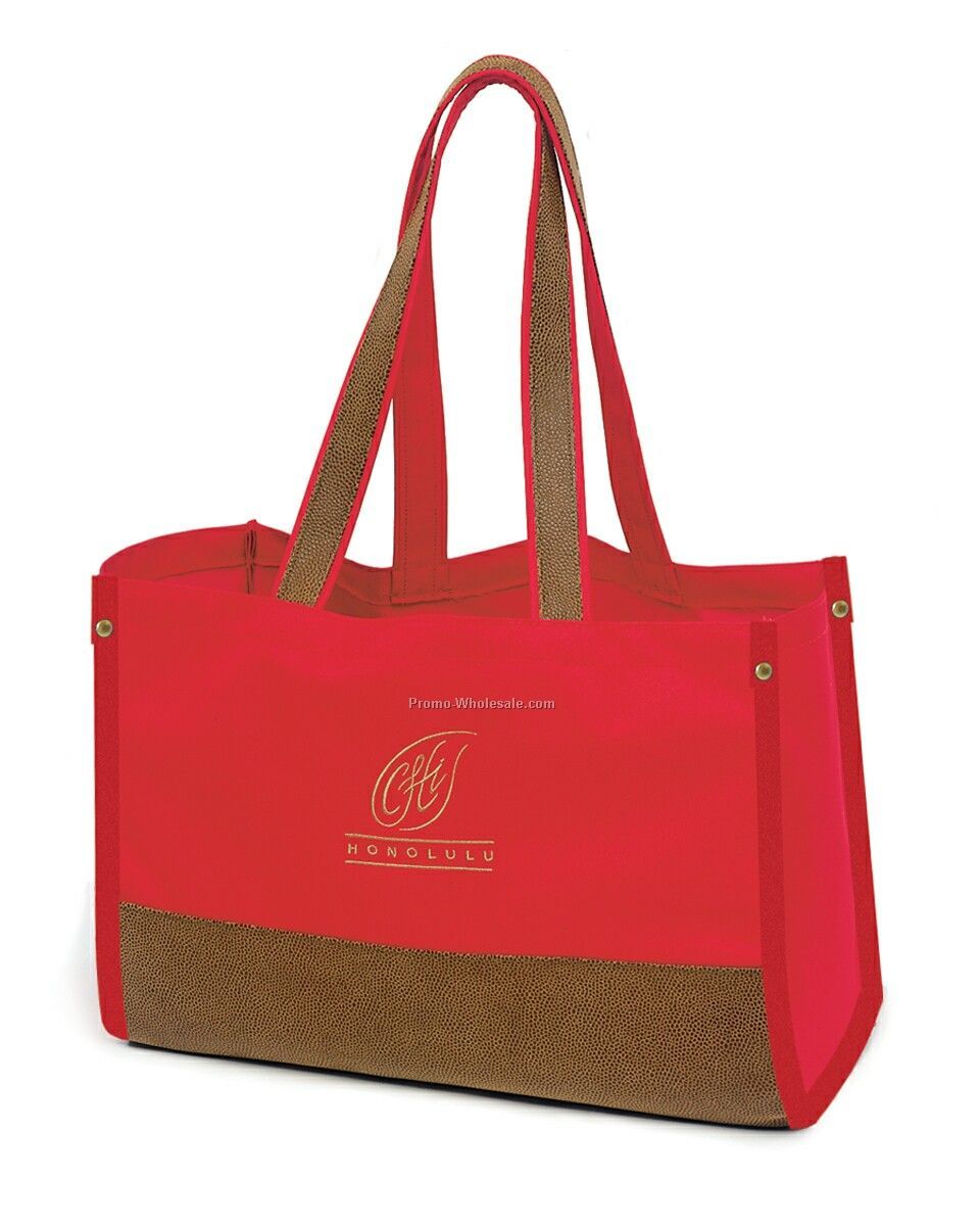 790pp - Pebblegrain Accent Fashion Tote