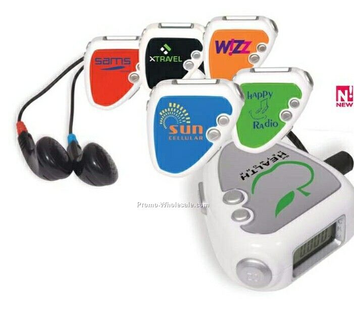 Audio Jogger Pedometer/FM Radio (1 Day Rush)