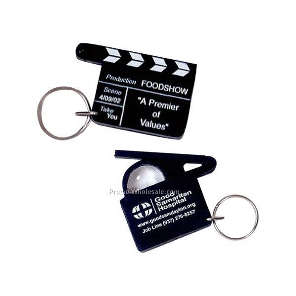 Camera Board Magnifier Keychain