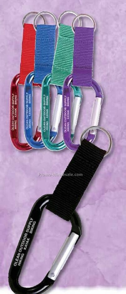 Carabiner With Strap