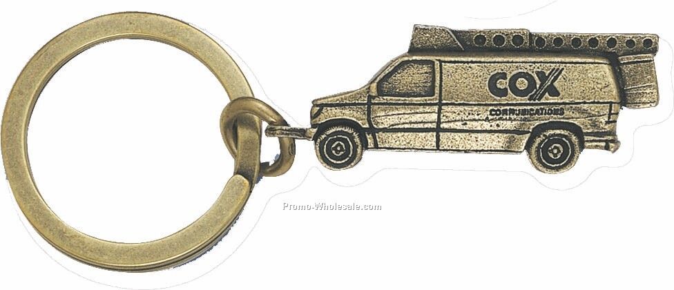 Casted Vehicle Cable Van Key Tag