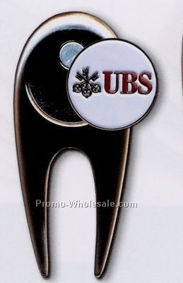 Contemporary Divot Repair Tool W/ Die Struck Ball Marker