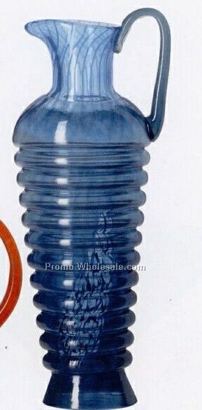 Corfu Blue Pitcher (16")