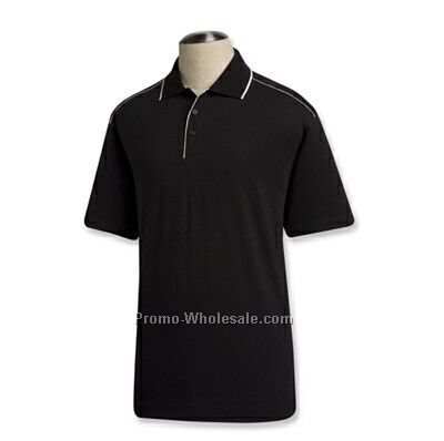 Cutter & Buck Alliance Organic Polo For Men Black/White