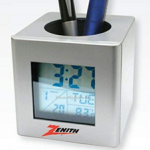 Desk Caddy W/Multi Function Alarm Clock