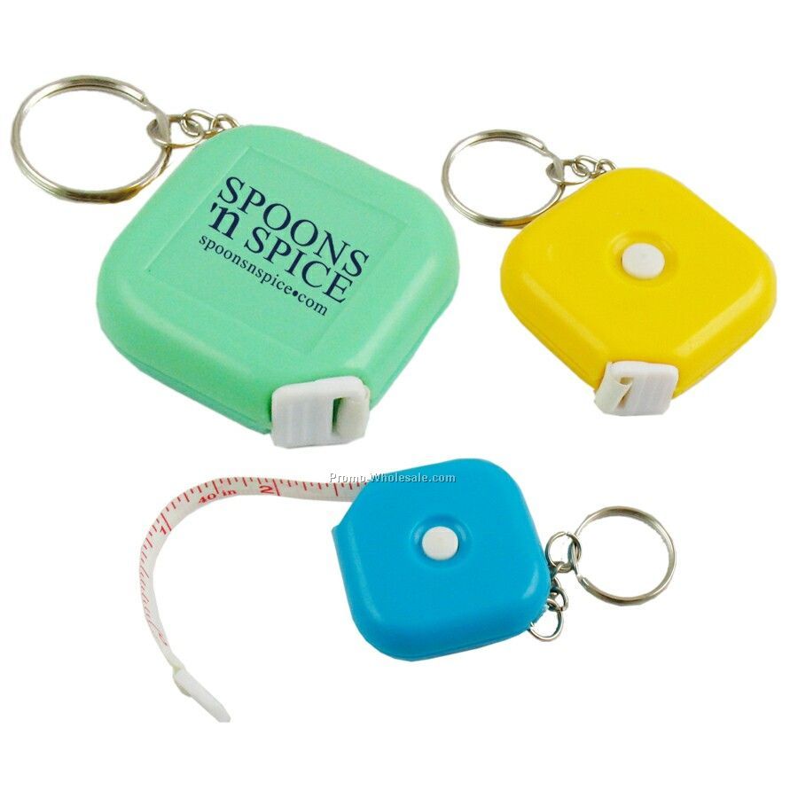 Diamond Tape Measure W/Key Chain