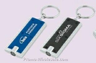 Executive LED Squeeze Light Key Tag