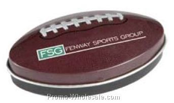 Football Tin W/ Sugar Peppermint Candy