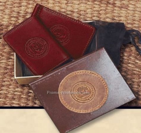 Gift Set W/ Cheyenne River Money Clip/Wallet & Buffalo Business Card Case