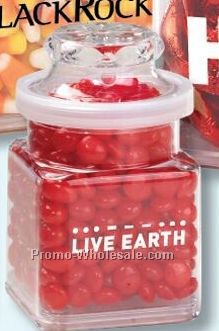 Hershey Kisses 4 Oz. Classic Plastic Apothecary Jar