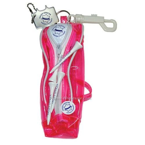 Mini Golf Bag On Hook (4 Tees/ 1 Ball/ 1 Ball Marker/ 1 Metal Divot Tool)