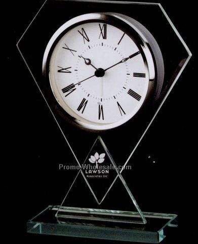 Minya Diamond Glass Alarm Clock