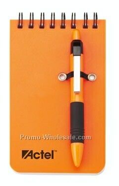 Peewee Mini Pen Combo W/ Double Spiral Bound Memo Book