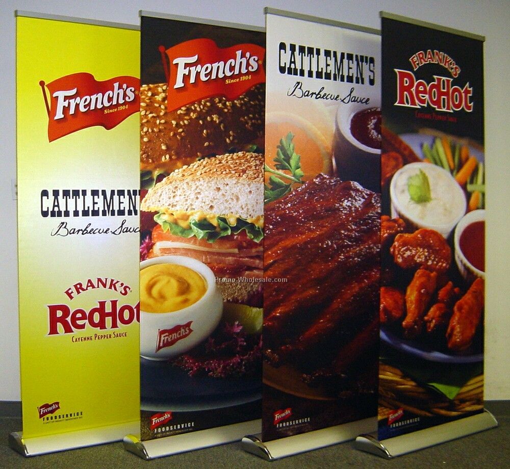 Premium Retractable Banner Stand W/ Banner (Single Sided)