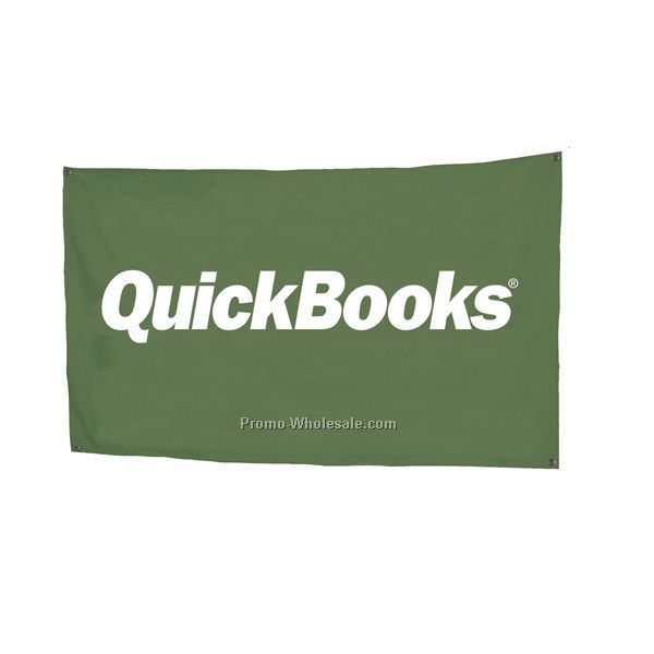 Screen Printed Banner (1 Color)