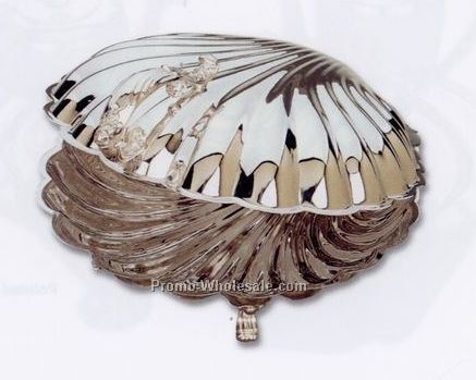 Silverplated Shell Centerpiece/ Double Buffet Server