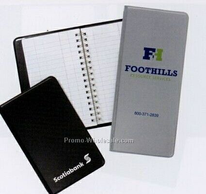 Small Swade Vinyl Wirebound Tally Book