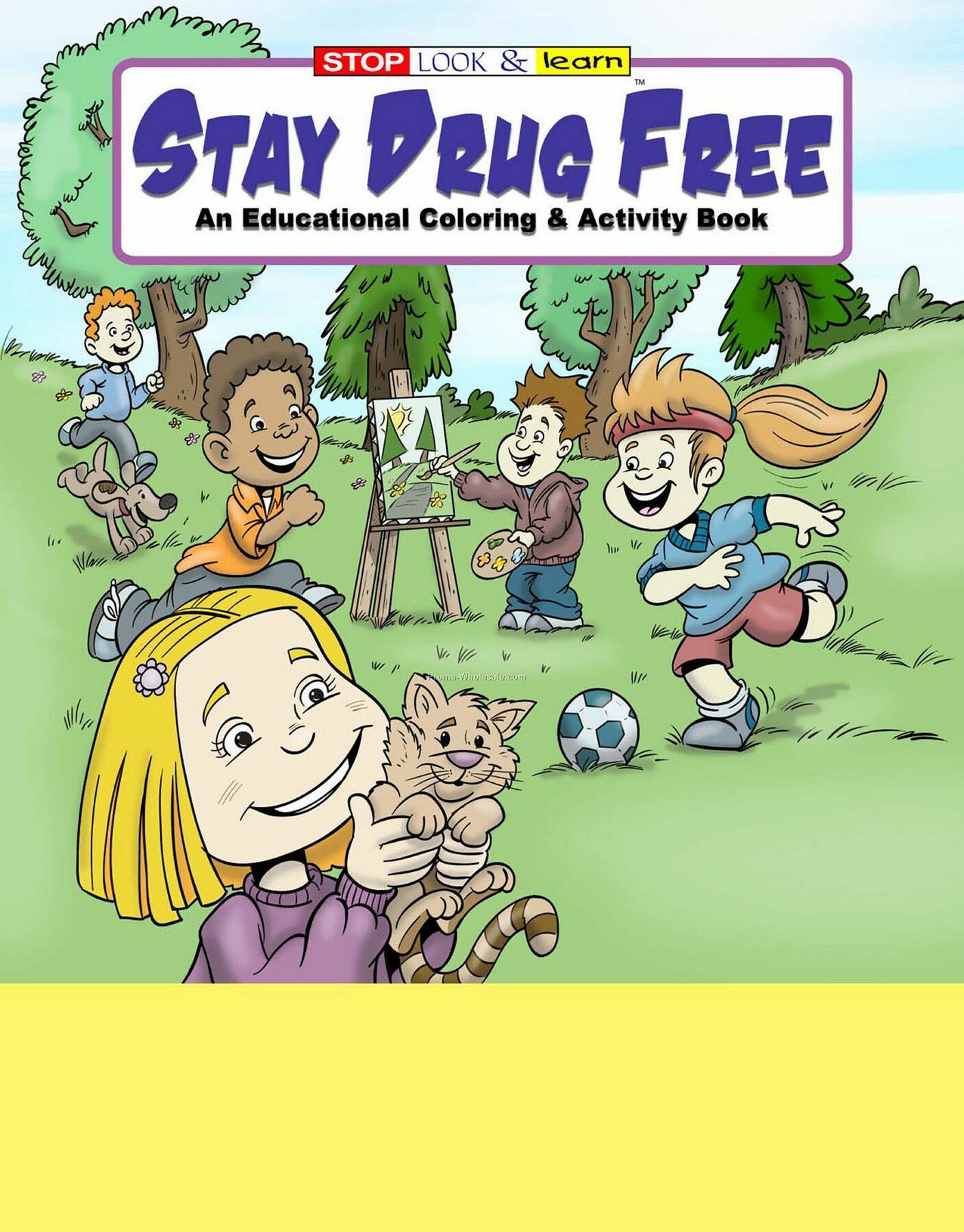 Stay Drug Free Coloring Book