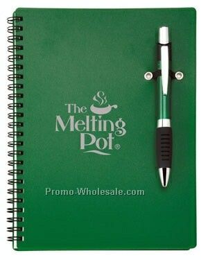 Sydney Pen Combo W/ Spiral Bound Retro Notebook