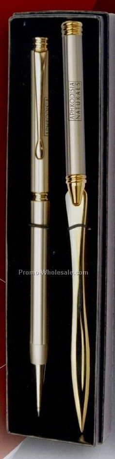 The Diplomat Pen / Letter Slitter Gift Set