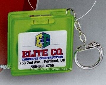 The Logo Dome Tape Measure, Level And Key Chain