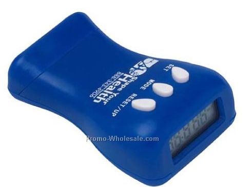 Three Function Pedometer (Counts Steps, Distance, Calories With Clock)