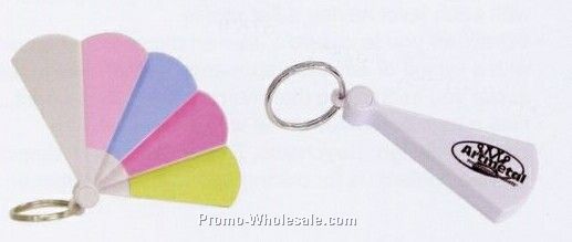 Triangle Nail File Keychain