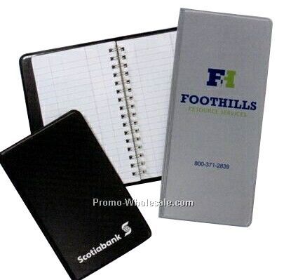 Small Swade Vinyl Wirebound Tally Book