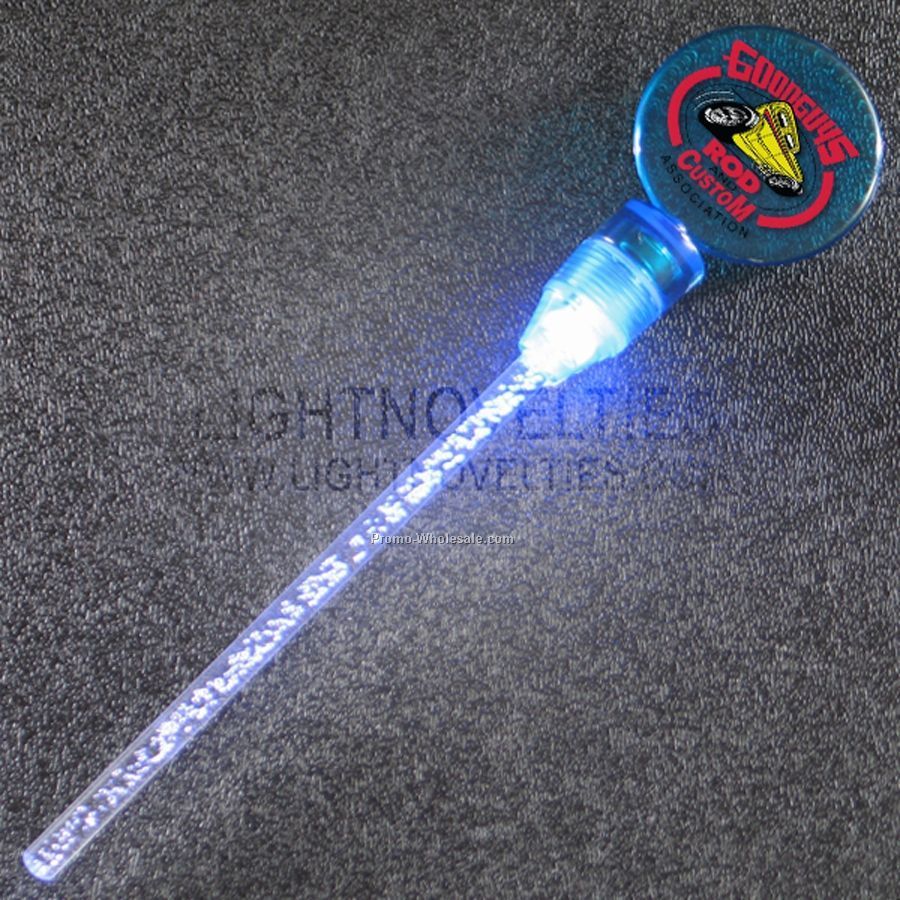 4" Blue LED Cocktail Pick Stirrers